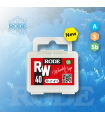 Rode roto wool block red RW40